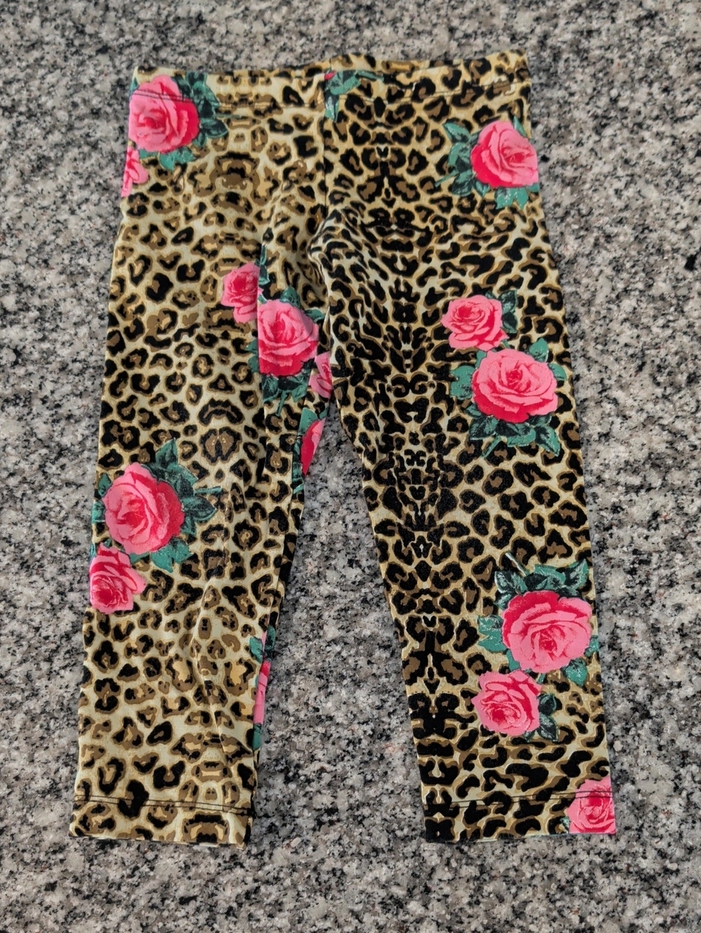 Flowers by Zoe Pink Rose Leopard Print Matching Set